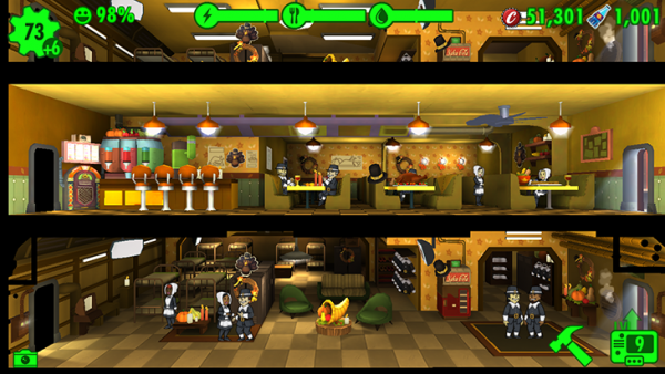 fallout shelter upgrade training rooms