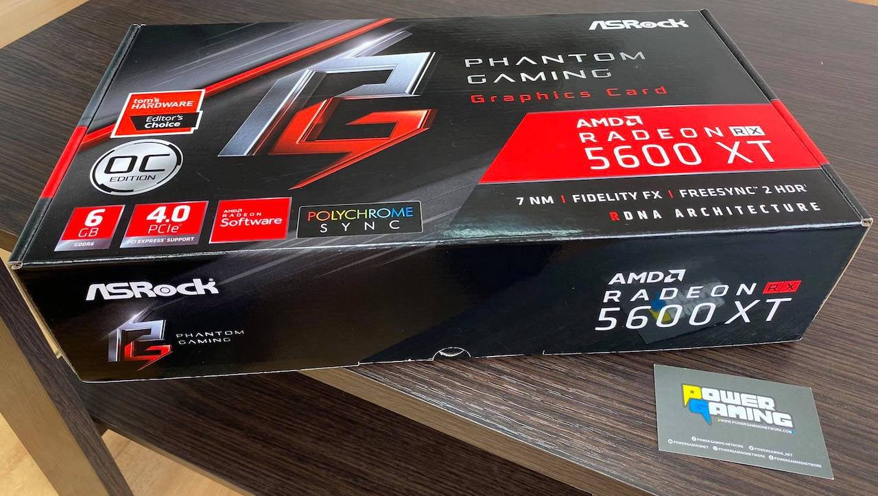 AMD Radeon RX 5600 XT Phantom Gaming D3 Unboxing 1